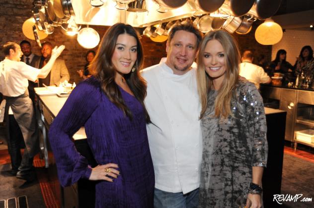 Gilt City D.C. Curator Marissa Schneider, Rogue 24 Chef R.J. Cooper, and Metrocurean's Amanda McClements.